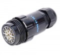 Lex LSC 19 Pin Six Circuit Inline Solder Female Connector