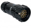 Lex LSC 19 Pin Six Circuit Inline Solder Male Connector